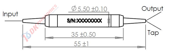 1310nm Polarization Maintaining Tap Coupler (1x2/2x2) (Fast axis blocking)