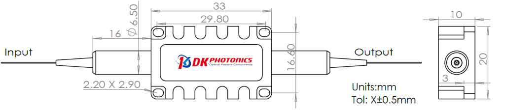 (Compact) 1064nm High Power In line Optical Isolator