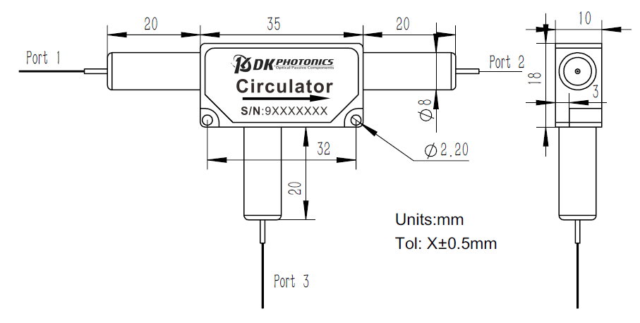 3-port-high-power-pm-optical-circulator