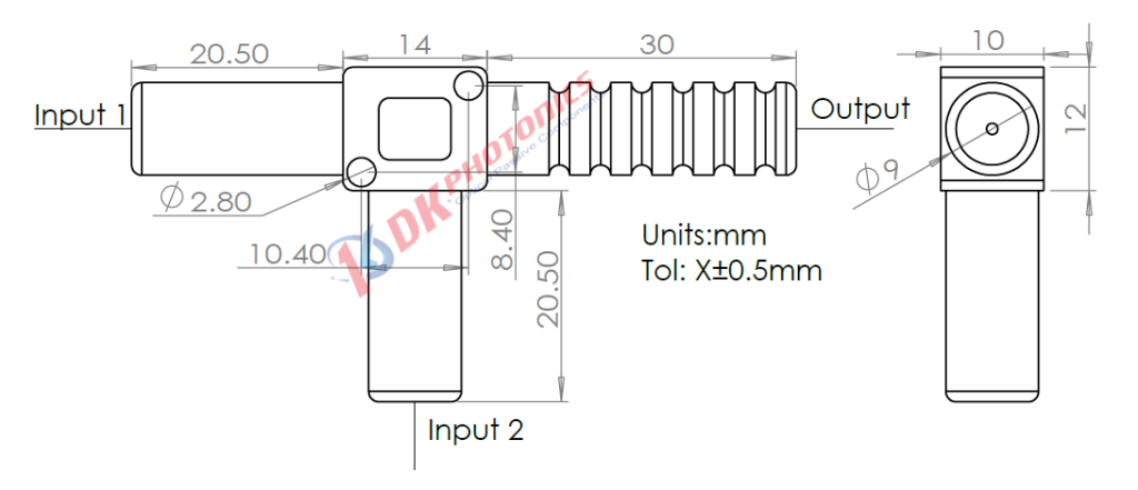 100w High Power Polarization Beam Splitter