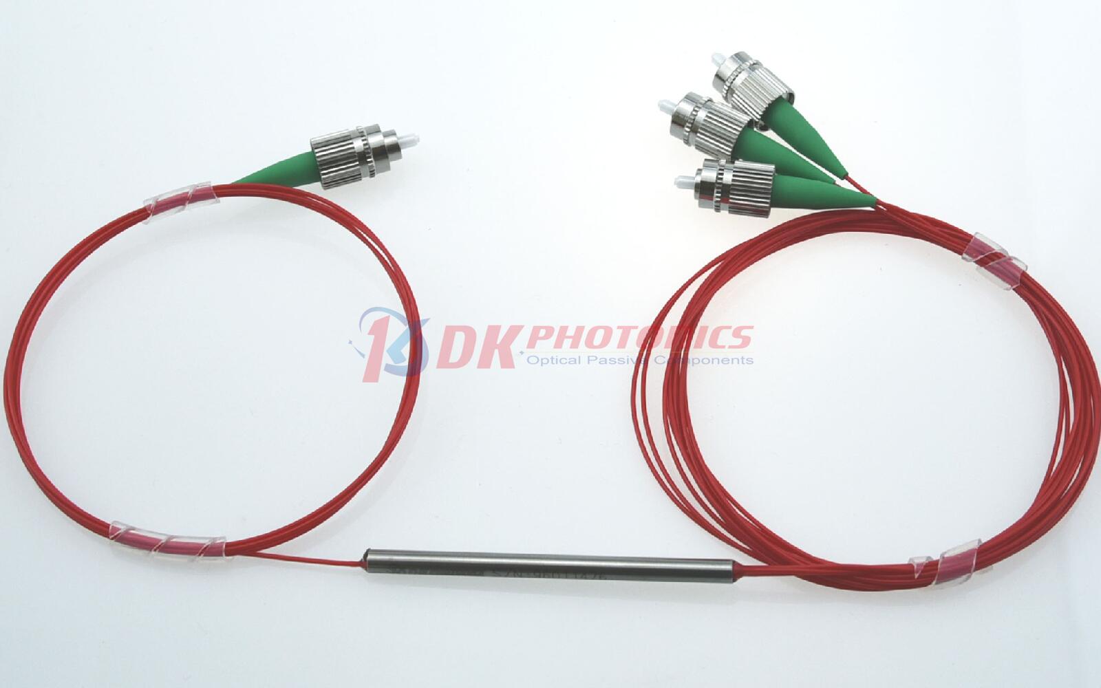 2000nm 1×3 Fused PM Fiber Splitter