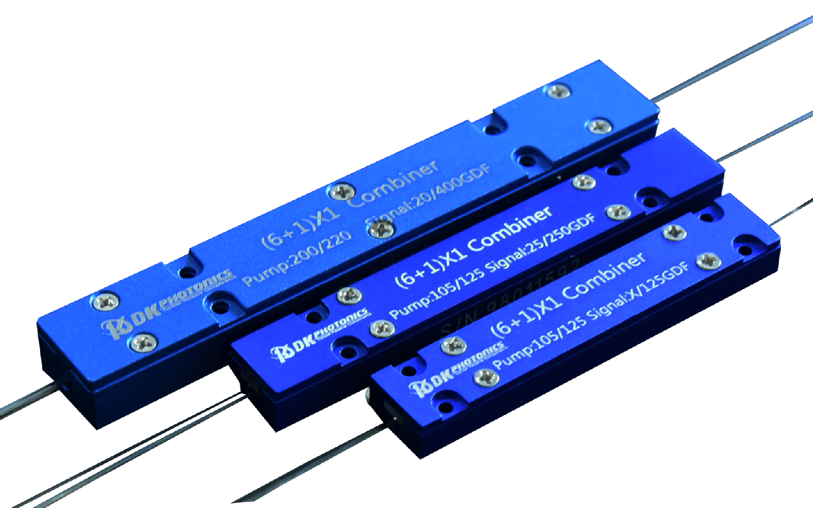 2.0um (6+1) x 1 Pump and PM Signal Combiner