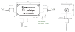 TGG Based 1064nm Optical Circulator