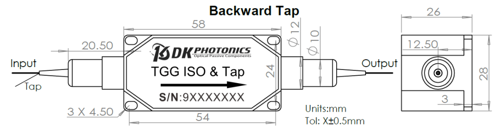 High Power Tap & TGG Isolator Hybrid Combination